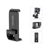 Para GoPro Hero11 Black / HERO10 Black /9 Black TELESIN Cubierta lateral resistente a la intemperie Puerto de cubierta de carga fácilmente extraíble, para GoPro Hero11 Black / HERO10 Black /9 Black