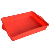 Non-Stick Square Silicone Cake Mold 9 Inch Rectangular Baking Pan, 9 inch