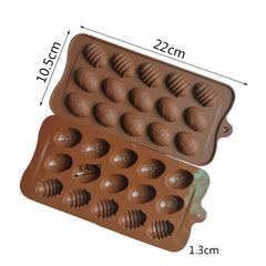 Easter Mini Colorful Egg Silicone Chocolate Mold