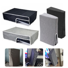 PS5-1 for Snoy PS5 Game Console Waterproof and Dustproof Protective Cover, (Horizontal Black), (Horizontal Gray), (Vertical Black), (Vertical Gray)