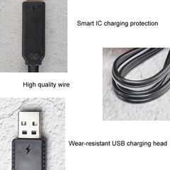 3.7V USB Smart Chip Four-Axis Aircraft Charging Cable