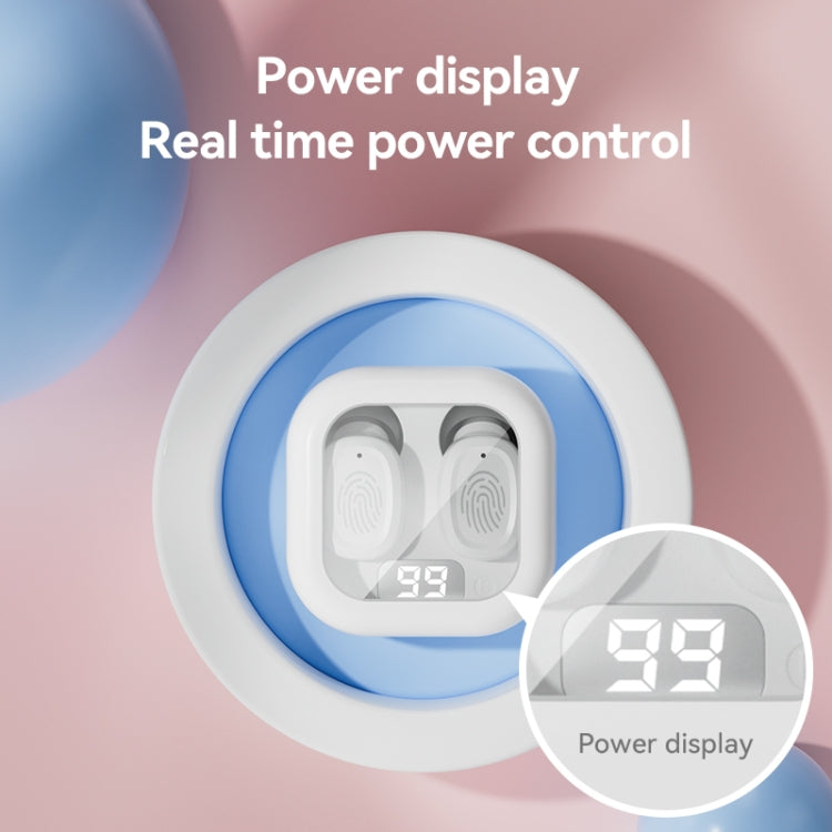 Auriculares estéreo inalámbricos Bluetooth con compartimento de carga, estilo: BY17 negro, BY17 blanco, BY18 con pantalla digital negra, BY18 con pantalla digital blanca Auriculares estéreo inalámbricos Bluetooth con compartimento de carga, estilo: BY17 negro, BY17 blanco, BY18 con pantalla digital negra, BY18 con pantalla digital blanca