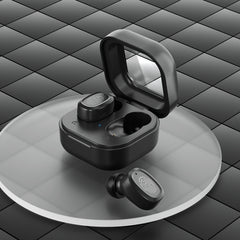 Auriculares estéreo inalámbricos Bluetooth con compartimento de carga, estilo: BY17 negro, BY17 blanco, BY18 con pantalla digital negra, BY18 con pantalla digital blanca