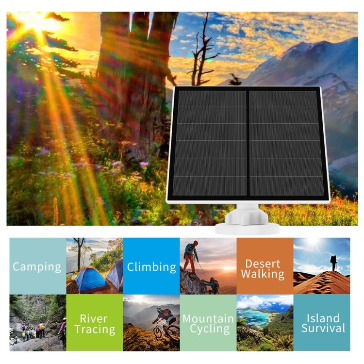 5W Monocrystalline Silicon Outdoor Camera Solar Panel Support USB&Type-C/USB-C Interface 5W Monocrystalline Silicon Outdoor Camera Solar Panel Support USB&Type-C/USB-C Interface