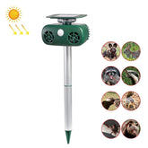 SK628 Solar Powered Animal Repeller 360 Degree Strobe Light Bird Repeller Ultrasonic Rat Repeller
