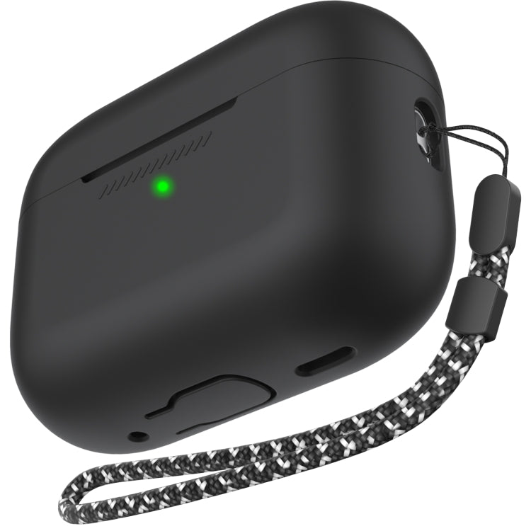 Funda protectora de silicona de una pieza con cordón AhaStyle PT187 para AirPods Pro 2