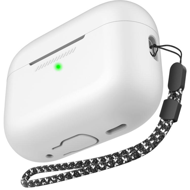 Funda protectora de silicona de una pieza con cordón AhaStyle PT187 para AirPods Pro 2 Funda protectora de silicona de una pieza con cordón AhaStyle PT187 para AirPods Pro 2