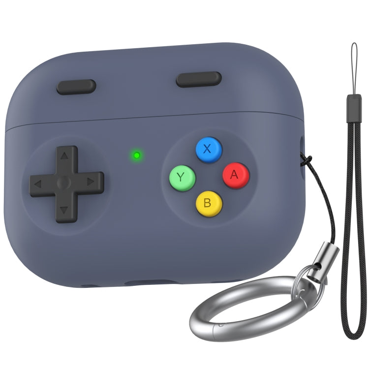 Funda protectora de silicona dividida para auriculares AirPods Pro 2 AhaStyle DD04 con dibujos animados, DD04 (azul), DD04 (verde), DD04 (blanco)