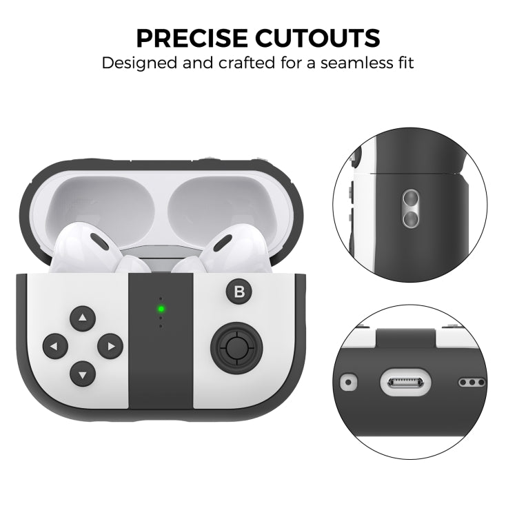 Para AirPods Pro 2 AhaStyle PT-JY08 Funda protectora de silicona dividida con dibujos animados para auriculares, JY08 (blanco y negro), JY08 (azul y rojo) Para AirPods Pro 2 AhaStyle PT-JY08 Funda protectora de silicona dividida con dibujos animados para auriculares, JY08 (blanco y negro), JY08 (azul y rojo)