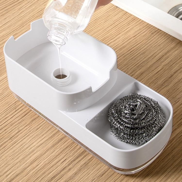Soap Dispenser Bottle Automatic Liquid Soap Dispenser Kitchen Sponge Brush Storage Box, Soap Dispenser White, Soap Dispenser Black Soap Dispenser Bottle Automatic Liquid Soap Dispenser Kitchen Sponge Brush Storage Box, Soap Dispenser White, Soap Dispenser Black