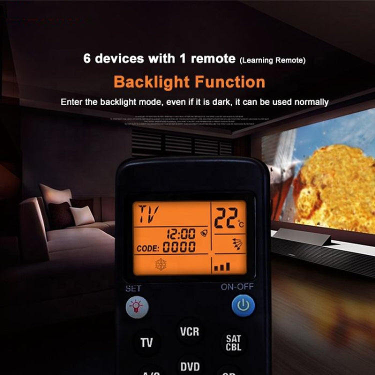 CHUNGHOP RM-991 6 In 1 Universal-Lern-Infrarot-Universalfernbedienung CHUNGHOP RM-991 6 In 1 Universal-Lern-Infrarot-Universalfernbedienung
