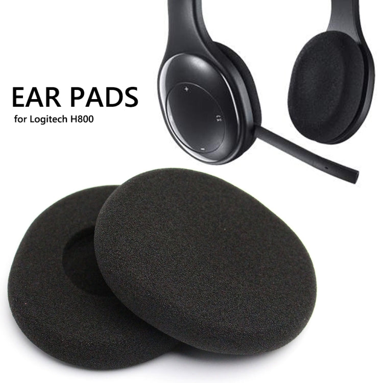 For Logitech H800 Headphone 2pcs Sponge Cover Ear Pads Earmuff, For Logitech H800 For Logitech H800 Headphone 2pcs Sponge Cover Ear Pads Earmuff, For Logitech H800