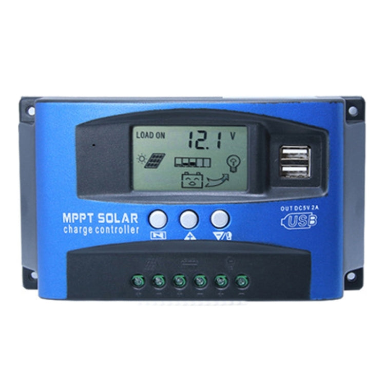 YCX-003 30-100A Solar Charging Controller with LED Screen & Dual USB Port Smart MPPT Charger YCX-003 30-100A Solar Charging Controller with LED Screen & Dual USB Port Smart MPPT Charger