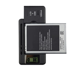 SS-5 Universal Cell Phone Battery Charger With USB Output & LCD Display, US Plug