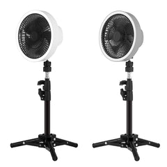 ZK-01 7 Inch Outdoor Camping LED Light Tripod Fan Portable Multifunctional Power Bank Hanging Fan