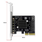 PCI-E To 5 SATA 3.0 Expansion Card
