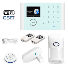 CS118 WIFI+GSM Tuya Smart Voice Alarm System Supports Amazon Alexa/ Google Assistant