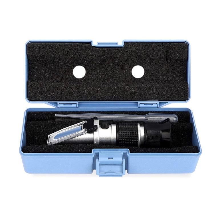 Handheld Refractometer Fruit Sugar Meter Brix Tester 0-32 Measuring Range, RF001BX With Plastic box Handheld Refractometer Fruit Sugar Meter Brix Tester 0-32 Measuring Range, RF001BX With Plastic box