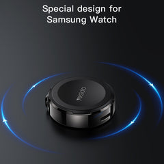 Yesido DS19 For Samsung Smart Watch Portable Charger Dual Input Port Magnetic Wireless Charger