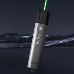 ASiNG LED LCD Screen High Power Bright Green Laser Pointer PPT Speech Instructions Page Presenter