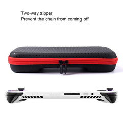 For ASUS ROG Ally Game Console Portable PU Waterproof Storage Box, Storage Box (Red)