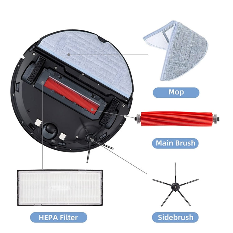 For Xiaomi Roborock S7+ S7 T7S T7 Plus Series Roller Brush Filter Rag Side Brush 15 in 1 Set For Xiaomi Roborock S7+ S7 T7S T7 Plus Series Roller Brush Filter Rag Side Brush 15 in 1 Set