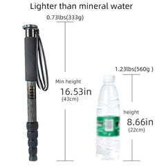 Carbon Fiber DSLR Camera Monopod Mountaineering Stick Photography Selfie Holder