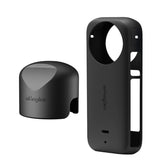 Für Insta360 X3 AMagisn Body Silikon-Schutzhülle, Body+Objektiv-Etui (Schwarz), Body+Objektiv-Etui (Blau), Body-Etui (Schwarz), Body-Etui (Blau), Objektiv-Etui (Schwarz), Objektiv-Etui (Blau)