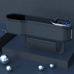 Digital Display Multifunctional Super Fast Charging Car Seat Gap Storage Box