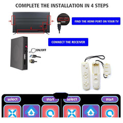 HD-MI Output Electronic Double Dance Game Mat for Kids