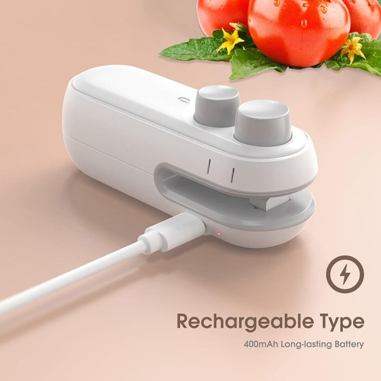 Small 2-in-1 Rechargeable Magnetic Snack Sealer Household Mini Sealing Machine Small 2-in-1 Rechargeable Magnetic Snack Sealer Household Mini Sealing Machine