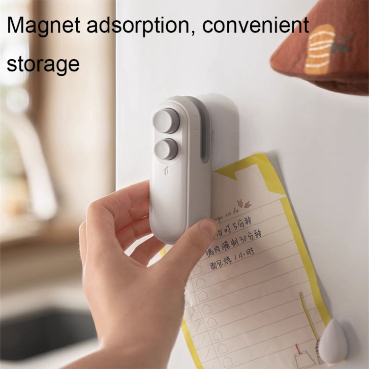 Small 2-in-1 Rechargeable Magnetic Snack Sealer Household Mini Sealing Machine Small 2-in-1 Rechargeable Magnetic Snack Sealer Household Mini Sealing Machine
