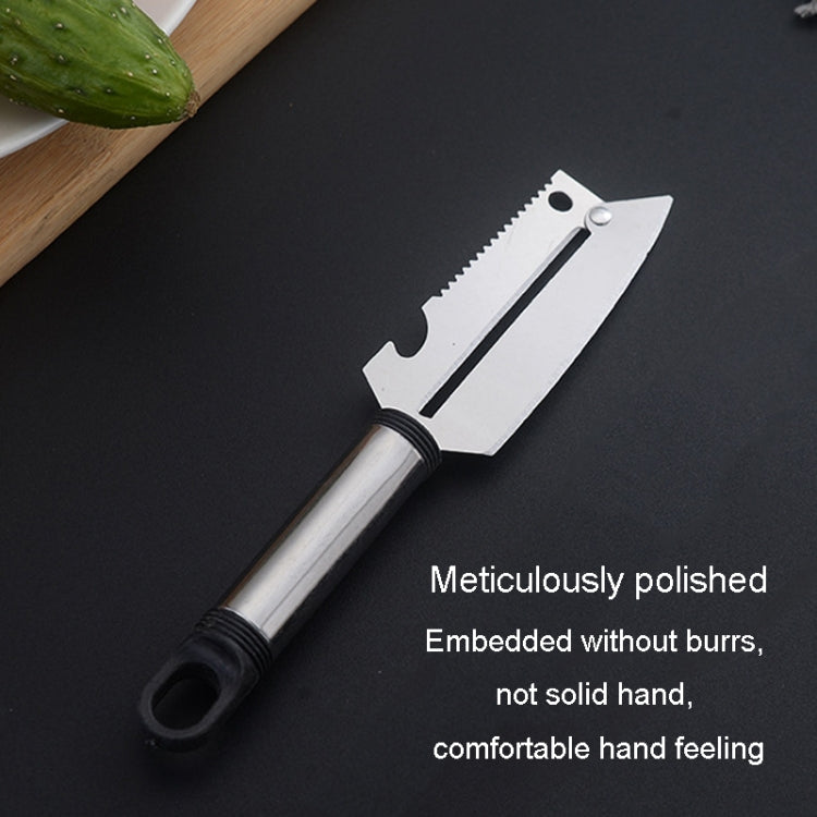Multifunctional Stainless Steel Paring Knife Household Fruit And Vegetable Scraper Bottle Opener Multifunctional Stainless Steel Paring Knife Household Fruit And Vegetable Scraper Bottle Opener