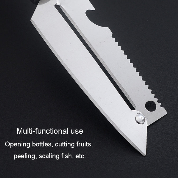 Multifunctional Stainless Steel Paring Knife Household Fruit And Vegetable Scraper Bottle Opener Multifunctional Stainless Steel Paring Knife Household Fruit And Vegetable Scraper Bottle Opener