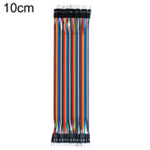 40P DuPont Cable Double-Ended Colorful Wires Wiring Terminal, 10cm, 20cm, 30cm