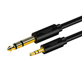 Cable de audio para amplificador de guitarra JINGHUA de 3,5 mm a 6,5 mm, cable de 6,35 mm, 0,5 m, 1,5 m, 3 m, 5 m