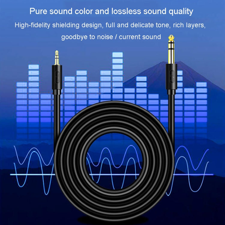 JINGHUA 3.5mm To 6.5mm Audio Cable Amplifier Guitar 6.35mm Cable, 0.5m, 1.5m, 3m, 5m JINGHUA 3.5mm To 6.5mm Audio Cable Amplifier Guitar 6.35mm Cable, 0.5m, 1.5m, 3m, 5m