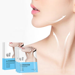 VNO SKIN CARE Goat Milk Neck Mask Lighten Wrinkles Neck Care Mask, 10pcs /Box