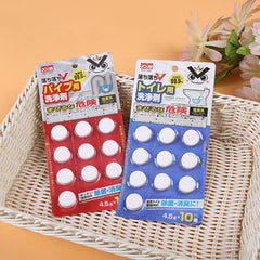 DOINN 10pcs /Pack Household Toilet Drainage Pipe Unclogging Foaming Tablet