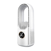 Desk Bladeless Humidification Electric Fan Six Gear Adjustable with LED Light Timing Function