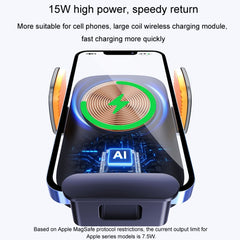 Smart Induction Wireless Charger Car Cell Phone Holder Solar Fast Charging Air Vent Navigation Stand