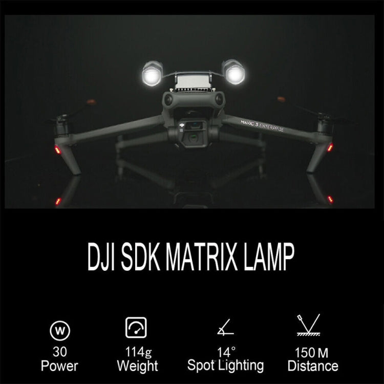 Foco de luz de matriz JZ T30 de 30 W para DJI Mavic 3E/3T Foco de luz de matriz JZ T30 de 30 W para DJI Mavic 3E/3T