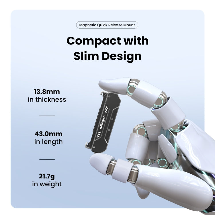 For DJI Osmo 360 / Action 5 Pro / Action 4 / Action 3 aMagisn Magnetic Fast Disassembly Motion Camera Accessories For DJI Osmo 360 / Action 5 Pro / Action 4 / Action 3 aMagisn Magnetic Fast Disassembly Motion Camera Accessories