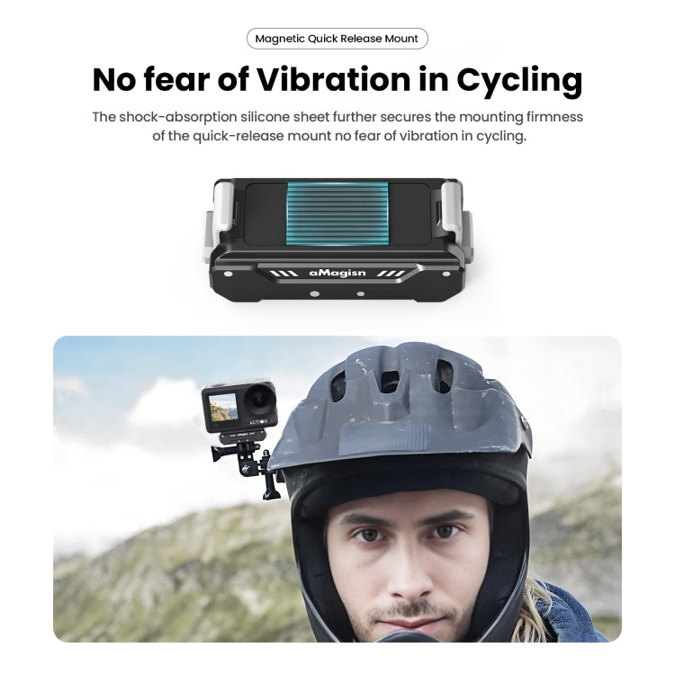 For DJI Osmo 360 / Action 5 Pro / Action 4 / Action 3 aMagisn Magnetic Fast Disassembly Motion Camera Accessories For DJI Osmo 360 / Action 5 Pro / Action 4 / Action 3 aMagisn Magnetic Fast Disassembly Motion Camera Accessories