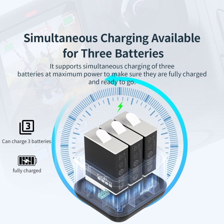 AMagisn Battery Charger Charging Seat For GoPro HERO12 Black /11 Black /10 Black /9 Black AMagisn Battery Charger Charging Seat For GoPro HERO12 Black /11 Black /10 Black /9 Black