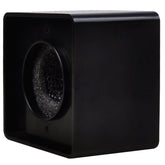 Micrófono para entrevistas, logotipo de la estación de bandera, cuadrado negro, cuadrado naranja, cuadrado azul, triangular negro, triangular naranja, triangular azul