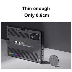 Rechargeable Pocket Light Mini Photography Light LED Outdoor Shooting Supplementary Light, Desiontal M15 3 Color Temperature, Desiontal M16 RGB