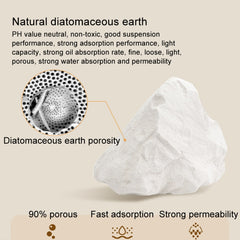 HAZAI Diatomaceous Earth Drying Spoon Pet Grain Bin Moisture Resistant Drying Scoop