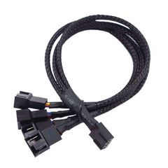 Computer PWM Temperature Control Cooling Fan Extension Cable Chassis HUB Connector