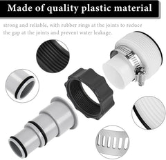 For Intex Pool Hose Adapter with Internal Thread, A Set, B Set, 1 A Type Adapter